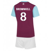 Burnley Josh Brownhill #8 Replica Home Minikit 2024-25 Short Sleeve (+ pants)